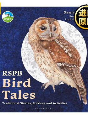 英文原版 RSPB Bird Tales 鸟类传说故事大全 精装彩色插画 英国皇家鸟类保护协会 英文版 进口英语原版书籍