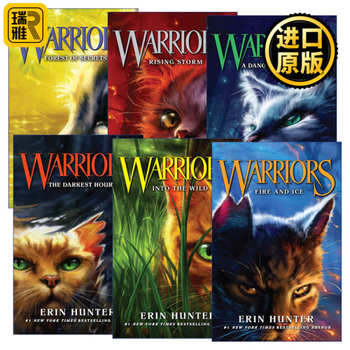Warrior Cats 猫武士首部曲6册 英文原版