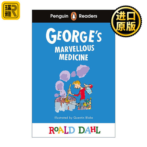 英文原版 Penguin Readers Level 3 Roald Dahl George’s Marvellous Medicine 企鹅分级阅读3级 罗尔德达尔 乔治的魔法药水