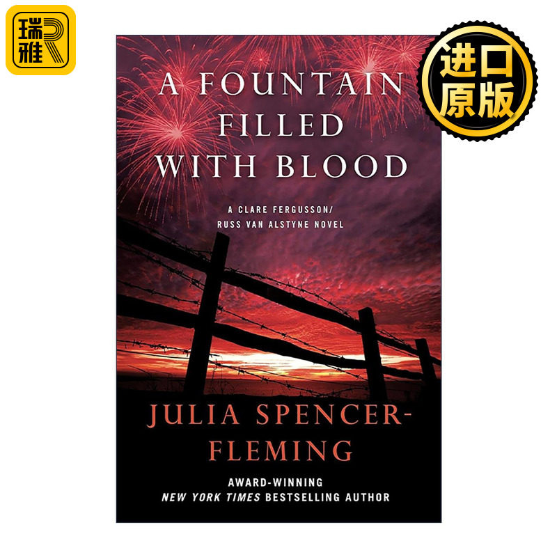 英文原版 A Fountain Filled With Blood 满血喷泉 克莱尔 拉斯悬疑系列 英文版 进口英语原版书籍