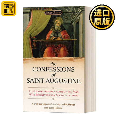 英文原版 Confessions of Saint Augustine 忏悔录 圣奥古斯丁 Signet Classics 英文版 Augustine of Hippo 进口英语原版书籍