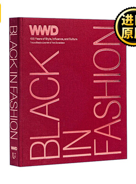英文原版 Black in Fashion 黑色时尚 百年风格 影响力和文化 女装日报WWD 精装影集 英文版 进口英语原版书籍