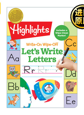 WriteOn WipeOff Let's Write Letters 英文原版