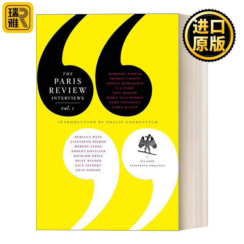 The Paris Review Interviews, I: 16 Celebrated Interviews 巴黎评论作家访谈1
