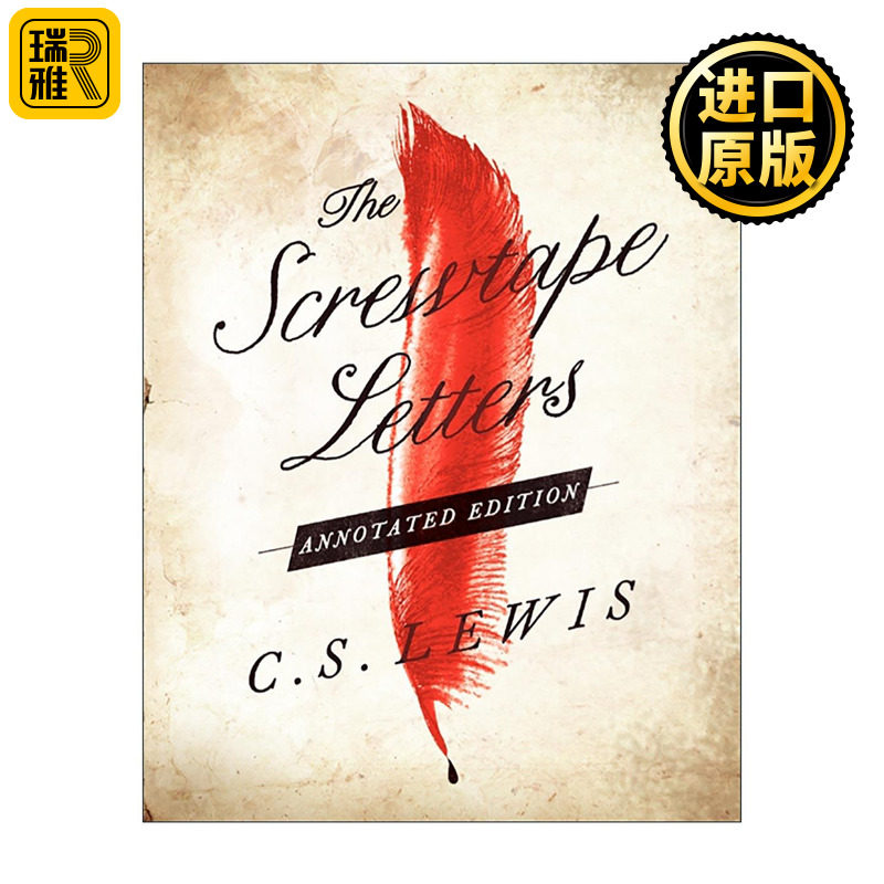 英文原版 The Screwtape Letters 魔鬼家书 地狱来鸿 精装注释版 CS路易斯书信体裁小说 英文版 进口英语原版书籍