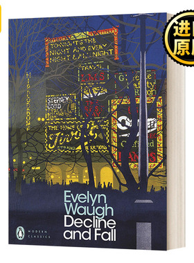 英文原版 Decline and Fall 衰落与瓦解 伊夫林 沃文集丛书 现代经典 英文版 Evelyn Waugh 进口英语原版书籍