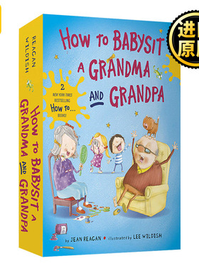 英文原版 How to Babysit a Grandma and Grandpa Board Book Boxed Set 如何照顾爷爷奶奶  How To Series 英文版 进口英语书籍
