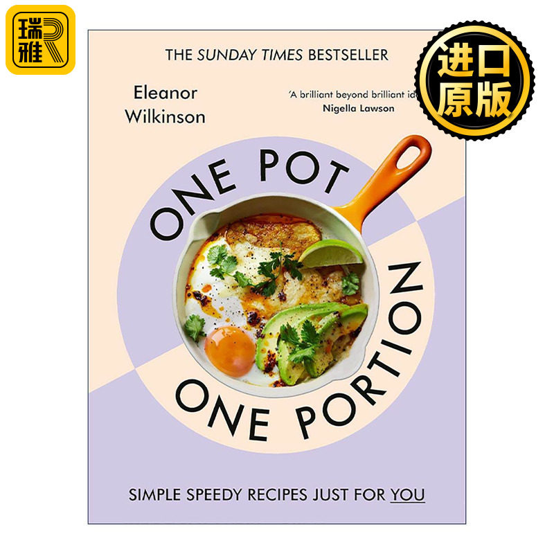 英文原版 One Pot One Portion 一人食一锅煮 简单快手单人食谱精装 专为独居者 单身青年或小家庭设计的实用烹饪书 英文版
