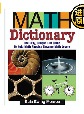 英文原版 Math Dictionary 数学词典 儿童学习工具书 简单趣味指南 Eula Ewing Monroe 英文版 进口英语原版书籍