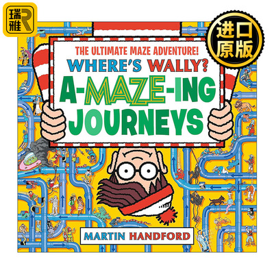 英文原版 Where's Wally Amazing Journeys 沃利在哪里 奇妙旅程 儿童益智游戏精装 英文版 进口英语原版书籍