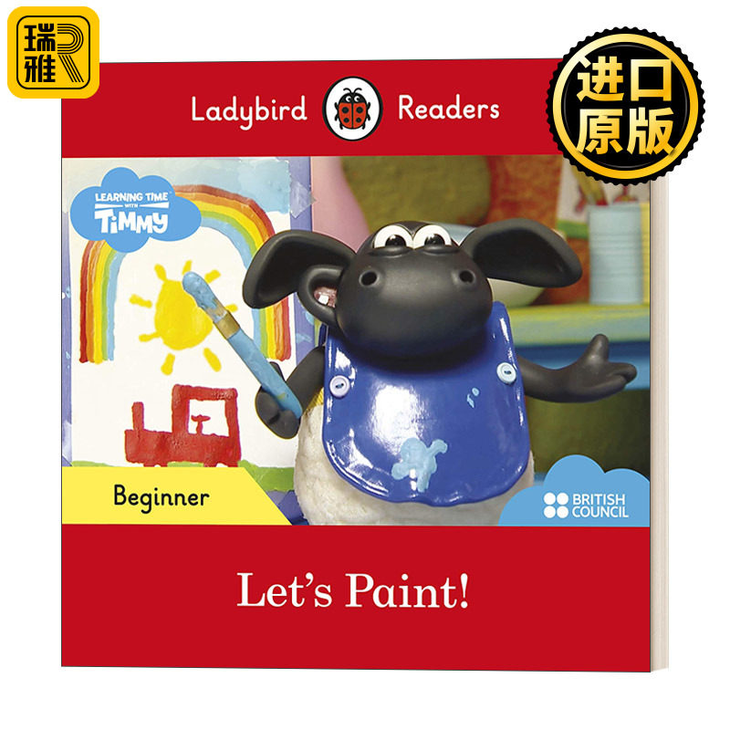 First Words with Timmy: Colors - Ladybird Readers Beginner Level 小瓢虫分级读物入门级:跟 小小羊提米一起画画