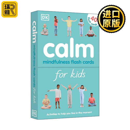 英文原版 Calm Mindfulness Flash Cards for Kids 冷静 DK儿童正念闪卡 英文版 进口英语原版书籍