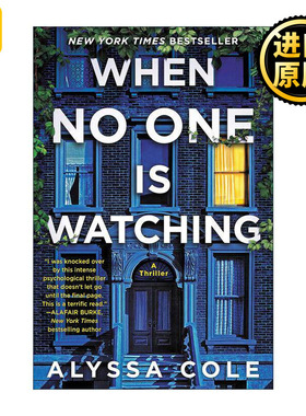 英文原版 When No One is Watching 布鲁克林之死 2020Goodreads读者选择奖 2021年爱伦坡奖 英文版 进口英语原版书籍