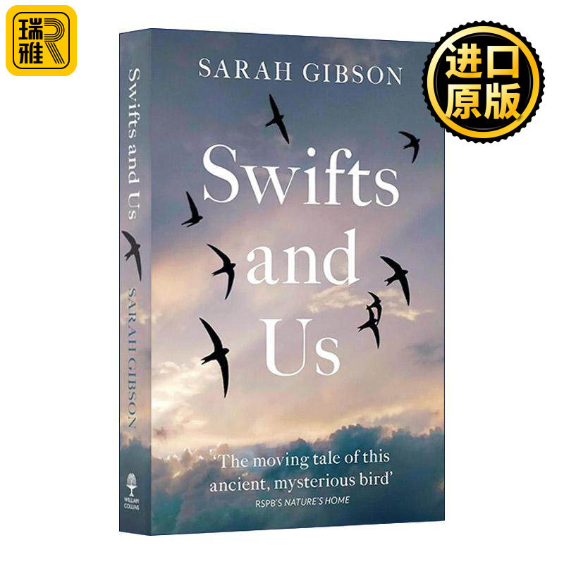 英文原版 Swifts and Us 雨燕与我们 在空中边飞边睡的鸟类 以及它们面临的危险 英文版 进口英语原版书籍