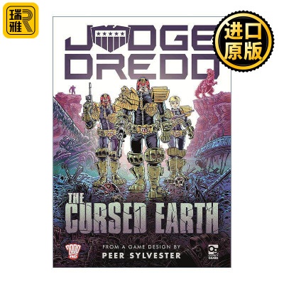英文原版 Judge Dredd The Cursed Earth 特警判官 被诅咒的大地 荒野大陆桌游系列精装 英文版 进口英语原版书籍