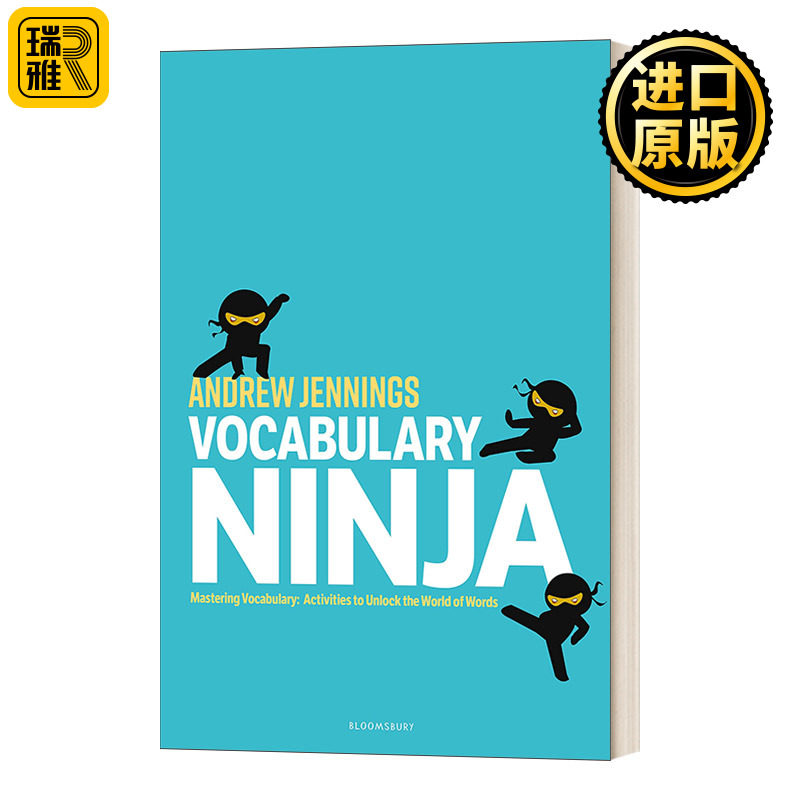 忍者词汇学习指南 Vocabulary Ninja 忍者工作手册 儿童英语教辅练习册 Andrew Jennings