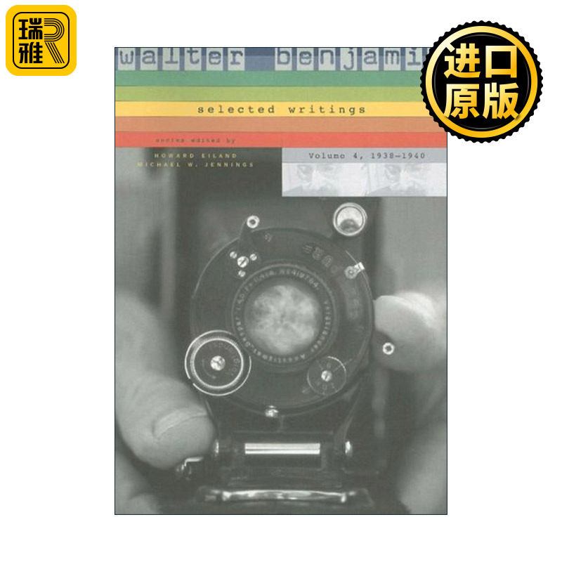 英文原版 Walter Benjamin Selected Writings 4 瓦尔特·本雅明 选集四 1938-1940 英文版 进口英语原版书籍