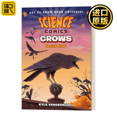 Science Comics: Crows: Genius Birds 科学漫画 乌鸦：天才鸟类  英文原版