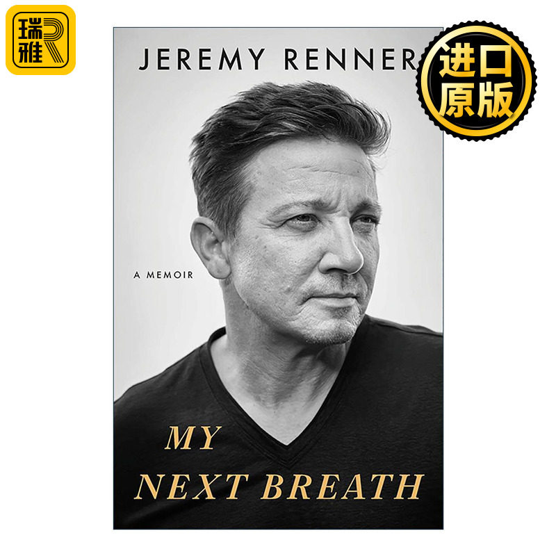 英文原版 My Next Breath 我的下一次呼吸 杰瑞米雷纳自传 复仇者联盟鹰眼回忆录 英文版 进口英语原版书籍
