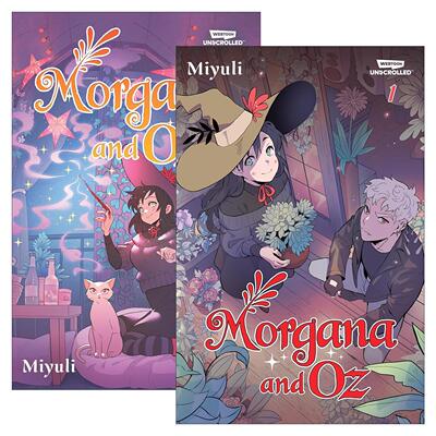 英文原版 Morgana and Oz 莫甘娜与奥兹系列2册 1-19集/20-39集 热门奇幻网络漫画 吸血鬼与魔女 Miyuli 英文版 进口英语原版书籍