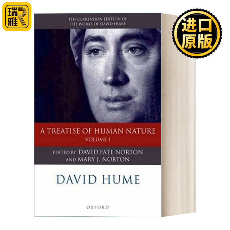 David Hume: A Treatise of Human Nature 大卫休谟：人性论，2卷集 英文原版