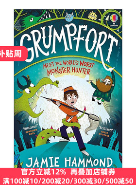 英文原版 Grumpfort Meet the World's Worst Monster Hunter 怪物猎人 格朗福特 儿童动作冒险插图小说 英文版 进口英语原版书籍