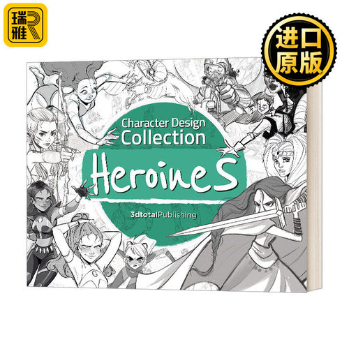 Character Design Collection Heroines 角色设计集 女英雄 英文原版