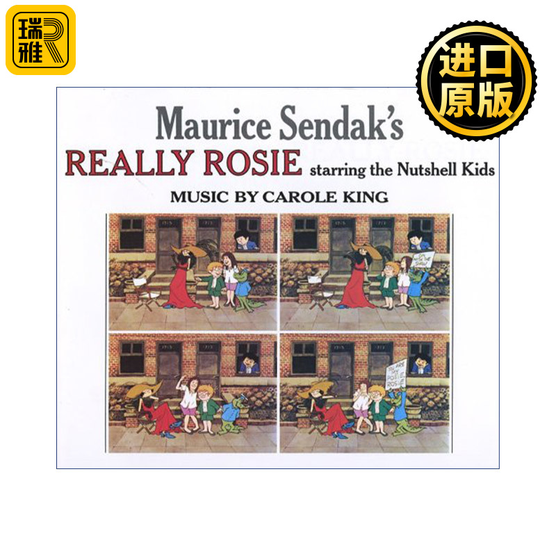 英文原版 Maurice Sendak's Really Rosie Really Rosie Starring the Nutshell Kids真实的罗西英文版进口书籍