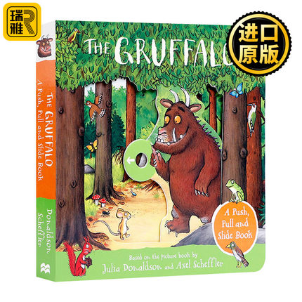 The Gruffalo A Push Pull and Slide Book Julia Donaldson儿童绘本