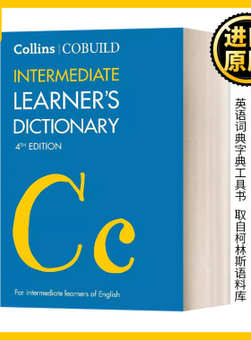 柯林斯中阶英英词典 英文原版 Collins COBUILD Intermediate Learner’s Dictionary 英语词典字典工具书 进口英语原版书