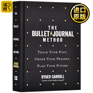 全英文版 Bullet 子弹笔记 Method Journal The 手帐记录法 子弹日记 进口英语书籍 英文原版 Carroll Bujo创始人Ryder