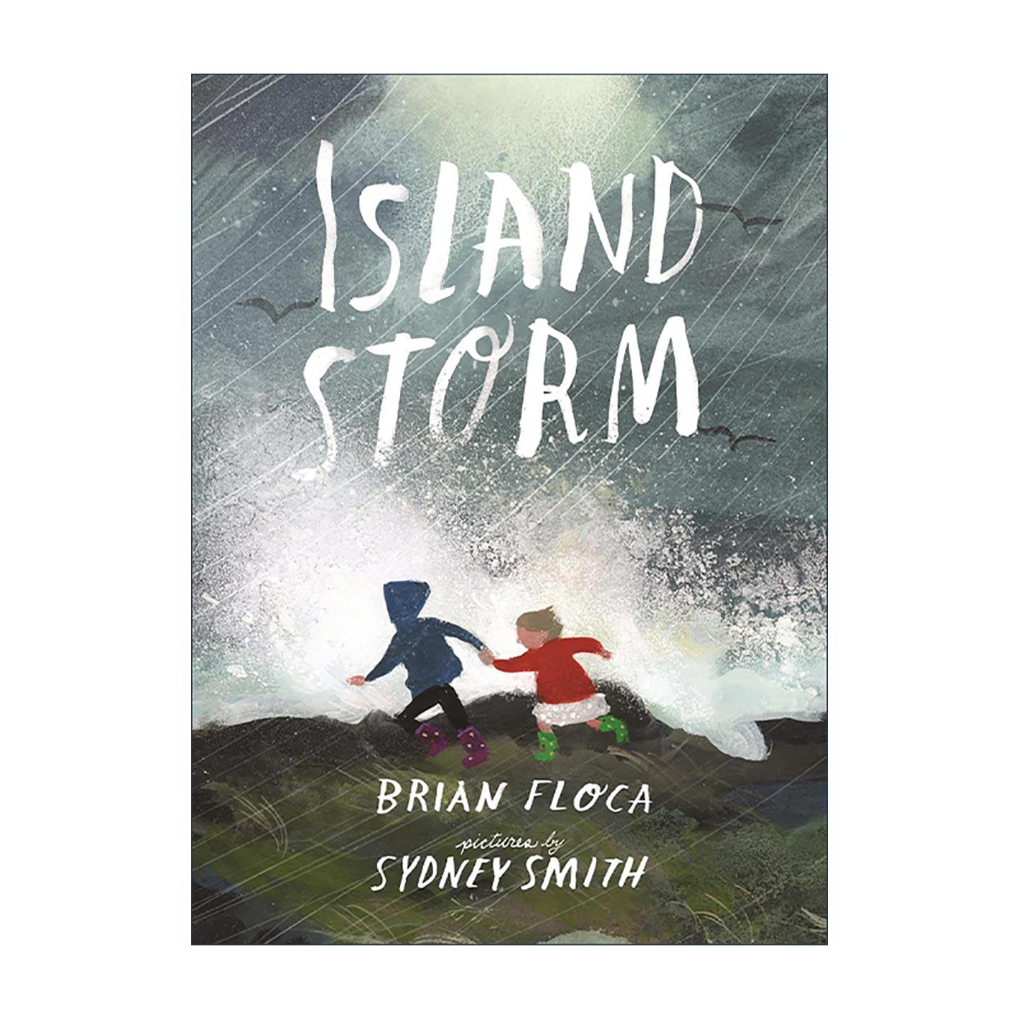 英文原版 Island Storm 岛屿风暴 凯迪克奖纽伯瑞奖得主Brian Floca 国际安徒生插画奖Sydney Smith 精装 英文版 进口英语原版书籍