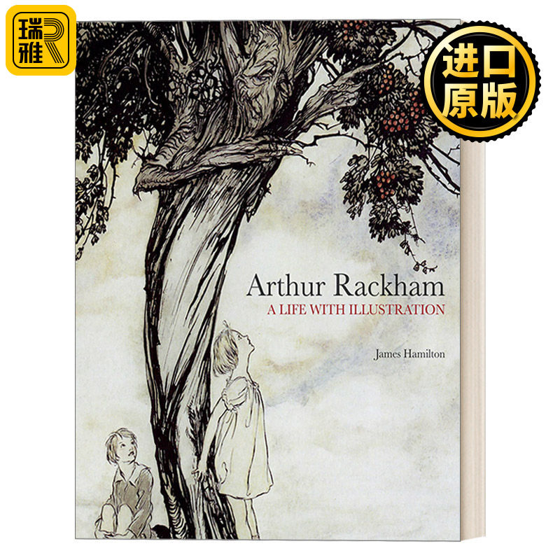 英文原版 Arthur Rackham 亚瑟·拉克姆传记 插画作品集 20世纪初插画黄金时代的伟大插画家 精装 英文版 进口英语原版书籍