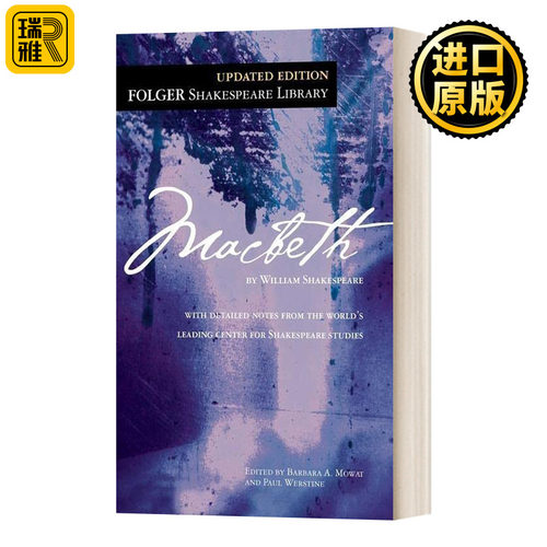 Macbeth Folger Shakespeare Library 麦克白福尔杰莎士比亚图书馆系列 英文原版