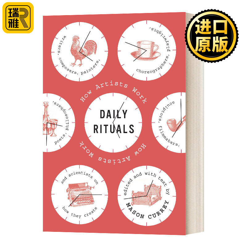 创作者的一天世界 英文原版 Daily Rituals 精装 英文版 Mason Currey 进口英语原版书籍