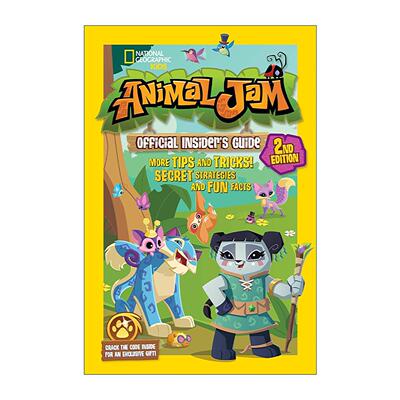 英文原版 Animal Jam Official Insider's Guide 动物果酱内幕指南 第二版 儿童游戏活动手册 英文版 进口英语原版书籍