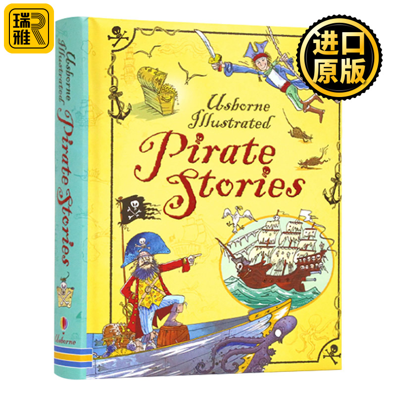 海盗的故事 Illustrated pirate stories Usborne英文原版尤斯伯恩插图故事书精装儿童英语课外读物 Various英文版进口书籍