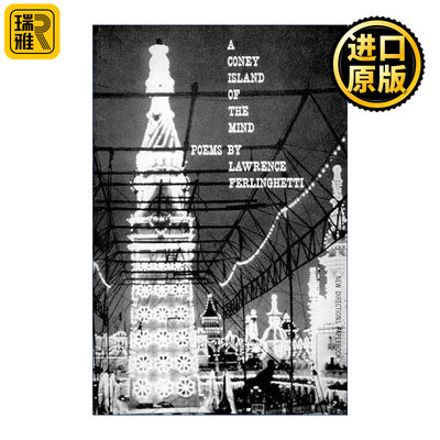 英文原版 A Coney Island of the Mind 心灵的科尼岛 美国诗人Lawrence Ferlinghetti诗集 英文版 进口英语原版书籍