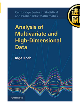 Analysis of Multivariate and High-Dimensional Data 多变量与高维数据分析 理论与实践 剑桥统计与概率数学系列 精装