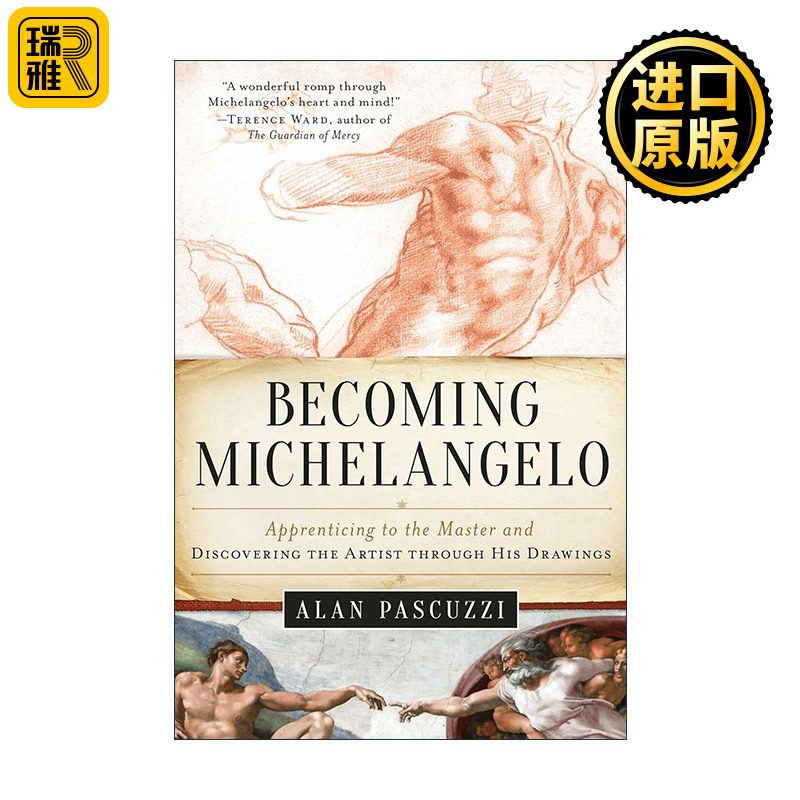 英文原版 Becoming Michelangelo 米开朗基罗的成才之路 英文版 进口英语原版书籍