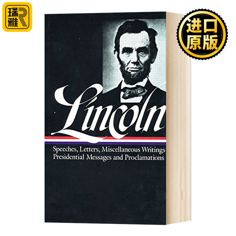 林肯演讲与写作卷二英文原版 Abraham Lincoln Speeches and Writings Vol.2 1859-1865 LOA亚伯拉罕林肯全英文版进口英语书籍