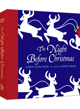 Night Before Christmas Popup 平安夜 精装立体书 英文原版儿童绘本