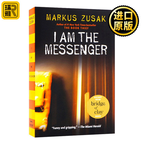 传信人 英文原版 I Am the Messenger 我是使者 苏萨克 普林兹银奖 偷书贼The Book Thief作者 青少年文学惊悚小说 进口英语书籍
