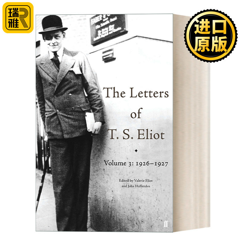 英文原版 The Letters of T. S. Eliot Volume 3: 1926-1927 T.S.