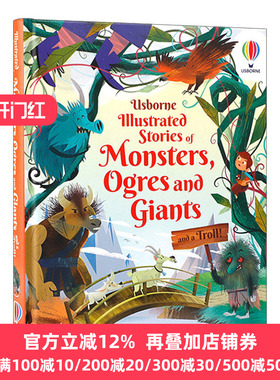 Usborne Illustrated Stories of Monsters Ogres and Giants 怪兽/食人魔/巨人和巨魔故事