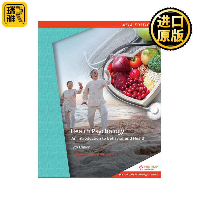 英文原版 Health Psychology An Introduction to Behavior and Health 健康心理学—行为与健康导论 第9版 英文版 进口英语书籍