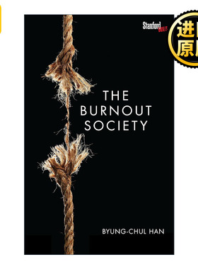 正版 The Burnout Society 英文原版 进口英语书籍