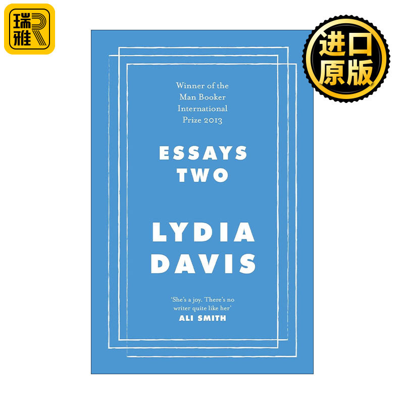 Essays 2 莉迪亚·戴维斯文学随笔集2 论外语翻译的艺术 精装