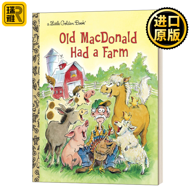 Old MacDonald Had a Farm Little Golden Book儿童绘本
