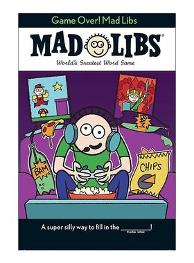 英文原版 Game Over Mad Libs 游戏结束 疯狂填词游戏 英文版 进口英语原版书籍